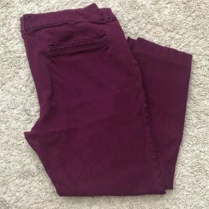 Old Navy Magenta Pixie Pants